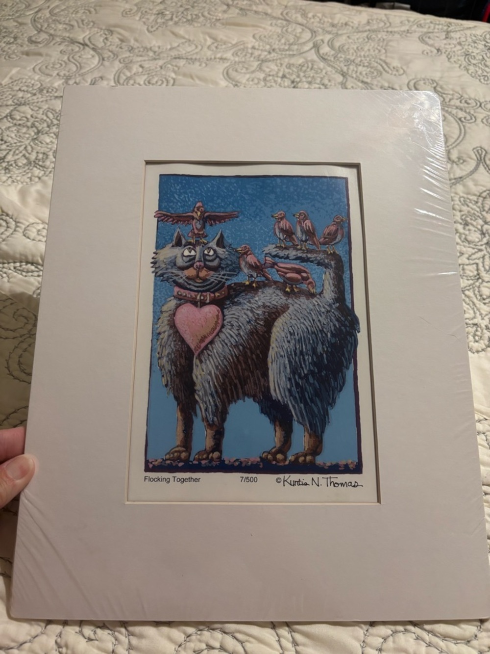 Vintage Kurtis N. Thomas signed Flocking Together 7/500